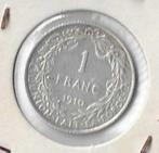 1 Franc 1910 FR BELGIQUE, Verzenden, Zilver, Losse munt, Zilver