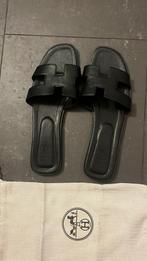 zwarte hermesslippers, Kleding | Dames, Verzenden