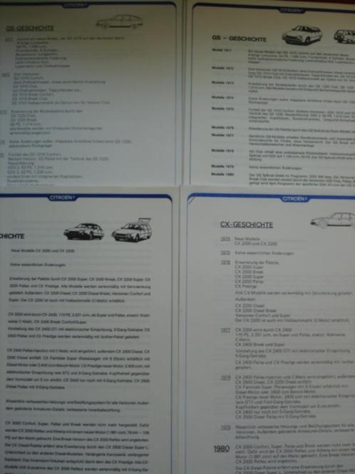 Citroën GS/GSA/CX/BX/LNA Presseinformation 1979/1984 LOT of6, Livres, Autos | Brochures & Magazines, Utilisé, Citroën, Envoi
