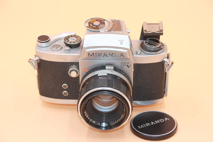 MIRANDA FV T + 50/1.9 + SUPPORT FLASH, TV, Hi-fi & Vidéo, Appareils photo analogiques, Utilisé, Reflex miroir, Enlèvement ou Envoi