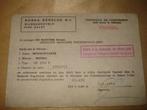 Ancien Certificat Conformité Moto Honda CB-550 F 1982, Ophalen of Verzenden, Honda