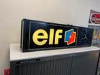 Elf olie oude reclame lichtbak, Verzamelen, Merken en Reclamevoorwerpen, Ophalen, Gebruikt, Lichtbak of (neon) lamp