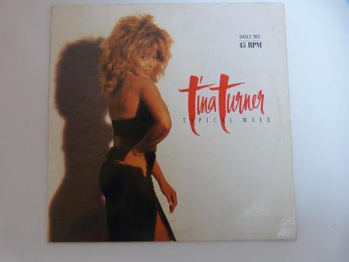 tina Turner ‎ Typical Male (Dance Mix) vinyl 12 inch, CD & DVD, Vinyles Singles, Utilisé, Single, Pop, 12 pouces, Enlèvement ou Envoi
