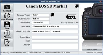 Canon EOS 5D Mark II, Enlèvement, Utilisé, Canon