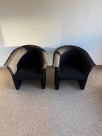 2 kuipzetels - zwarte stoffering, Moins de 75 cm, Moins de 150 cm, Enlèvement, Tijdloos