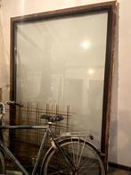 houten raam dubbel glas, Doe-het-zelf en Bouw, Dubbelglas, Gebruikt, 160 cm of meer, 120 tot 160 cm