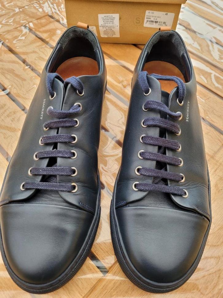 Mooie stevige lederen schoenen merk Hackett, 45, Kleding | Heren, Schoenen, Zo goed als nieuw, Ophalen of Verzenden
