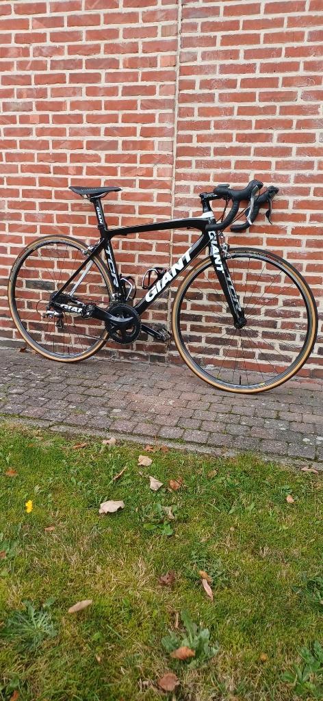 Giant tcr advanced racefiets, Fietsen en Brommers, Fietsen | Racefietsen, Gebruikt, Heren, Giant, Carbon, 53 tot 57 cm, Ophalen of Verzenden
