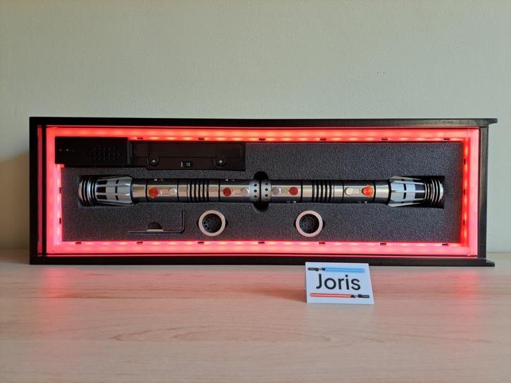 Darth Maul - Disney Legacy lightsaber set, Verzamelen, Star Wars, Zo goed als nieuw, Replica, Ophalen of Verzenden