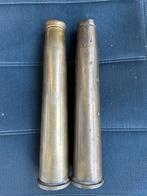 2x 40mm hulzen 1943, Verzamelen, Militaria | Tweede Wereldoorlog, Ophalen of Verzenden