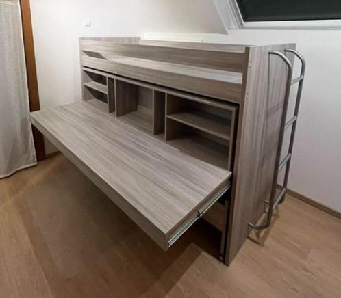A saisir ! Lit superposé + bureau (Gain de place), Kinderen en Baby's, Kinderkamer | Stapelbedden en Hoogslapers, Zo goed als nieuw