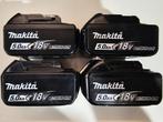 4x batteries makita 18v 5ah, Doe-het-zelf en Bouw, Zo goed als nieuw