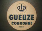 Bierviltje De Kroon Brussel 6, Ophalen of Verzenden, Gebruikt, Viltje(s)
