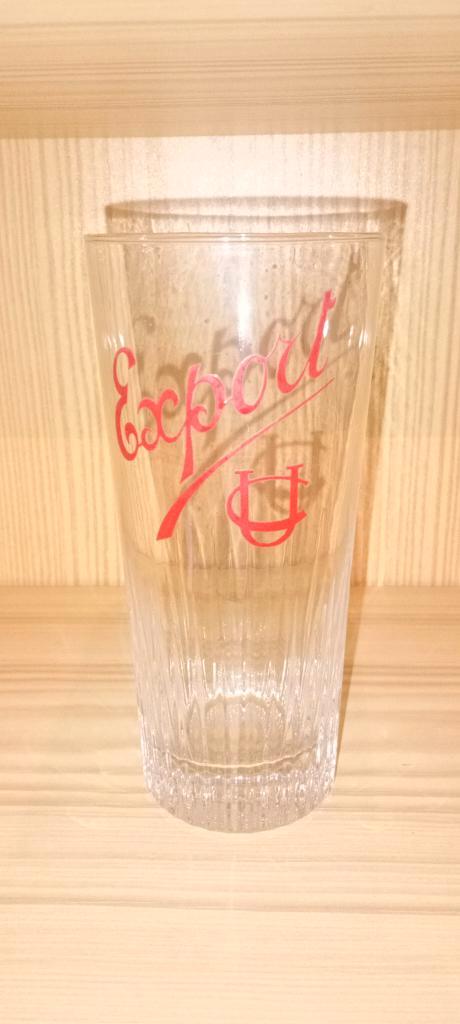 Brasserie bière ancien verre Export UC, Collections, Marques de bière, Utilisé, Verre ou Verres, Autres marques, Enlèvement ou Envoi