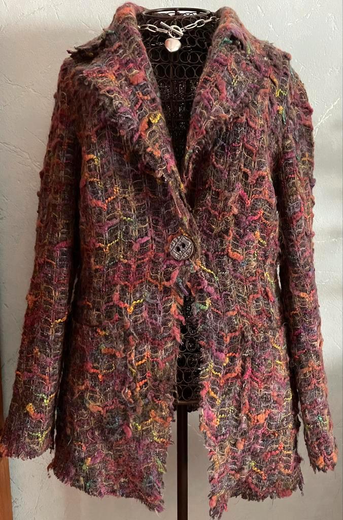 Caroline Biss 42 Kleurrijk zomer vestje/jasje, Kleding | Dames, Jassen | Zomer, Zo goed als nieuw, Maat 42/44 (L), Overige kleuren