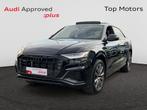 Audi Q8 HYBRIDE 462pk COMPETITION*CARBON*PANO*CAMERA*CARPLAY, Auto's, Audi, Automaat, Q8, Zwart, Hybride Elektrisch/Benzine
