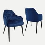 Chaise en hêtre, Maison & Meubles, Chaises, Autres matériaux, Bleu, Modern, Cinq, Six Chaises ou plus