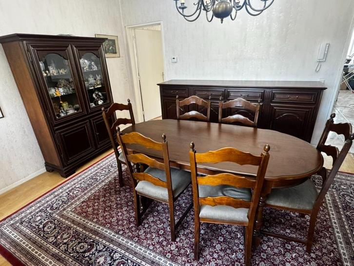 Eetkamer, Huis en Inrichting, Complete eetkamers, Gebruikt, 4 tot 6 stoelen, Ophalen