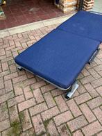 klapbed vouwbed, Ophalen, 90 cm, Eenpersoons, Blauw