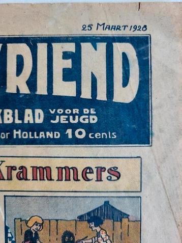 Oud stripknipsel maart 1928 beschikbaar voor biedingen