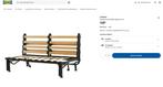 Structure convertible 2 places noir LYCKSELE Ikéa + Matelas, Huis en Inrichting, Slaapkamer | Slaapbanken, Ophalen, Gebruikt, Tweepersoons