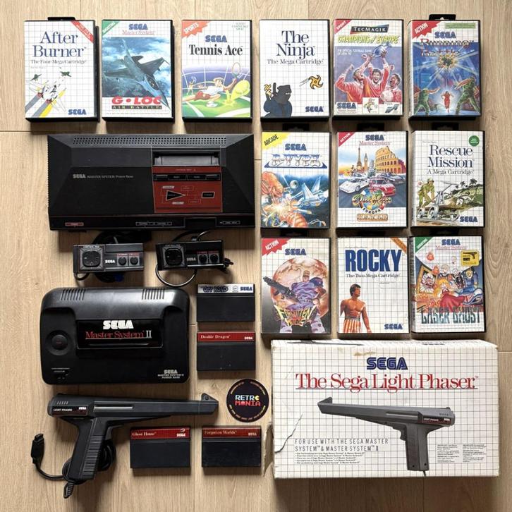 Sega Master System-consoles + spellen, Games en Spelcomputers, Games | Sega, Zo goed als nieuw, Master System, Ophalen of Verzenden