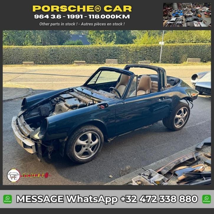 Porsche 964 3.6 Targa Tiptronic — 1991, Auto's, Oldtimers, Particulier, Te koop, Porsche, Benzine, Cabriolet, 2 deurs, Automaat