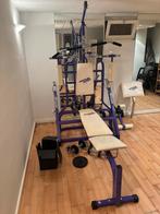 Compleet fitnesstoestel kettler met gewichten, Ophalen, Zo goed als nieuw