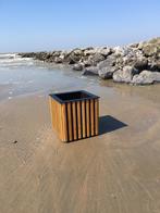 Bloembak in eik, Tuin, Vierkant, Nieuw, Ophalen of Verzenden