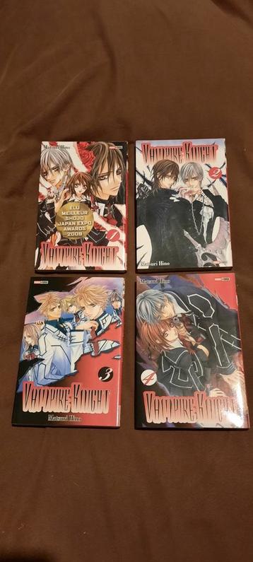 Manga "Vampire Knight" - Tome 1 à 4 (NEUFS)