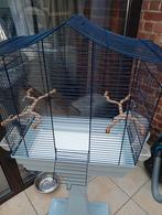 Te koop mooi vogel kooi met stokken Em alles er bij met staa, Dieren en Toebehoren, Vogels | Toebehoren, Ophalen