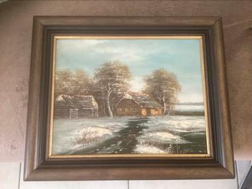 Olieverfschilderij beschikbaar voor biedingen