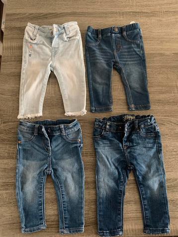 4 jeans broekjes tommy hilfiger, ikks, jbc, h&m