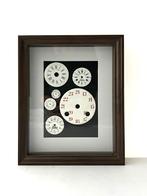 kader deco oude emaille wijzerplaten zakhorloge klok Roskopf, Handtassen en Accessoires, Ophalen of Verzenden, Zakhorloge