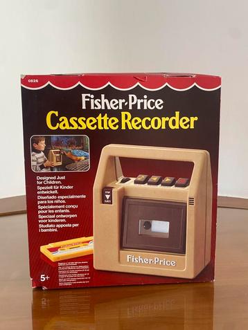 Cassette recorder Fisher-Price, Enlèvement ou Envoi, Comme neuf