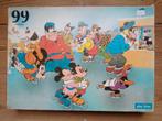 Puzzel Disney Mickey en Minnie Mouse schaatsen, 99 stuks, Utilisé, Enlèvement ou Envoi, Puzzles