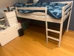 Bed halfhoogslaper 200x90 incl. matras, Kinderen en Baby's, Kinderkamer | Stapelbedden en Hoogslapers, Ophalen, Gebruikt, Halfhoogslaper