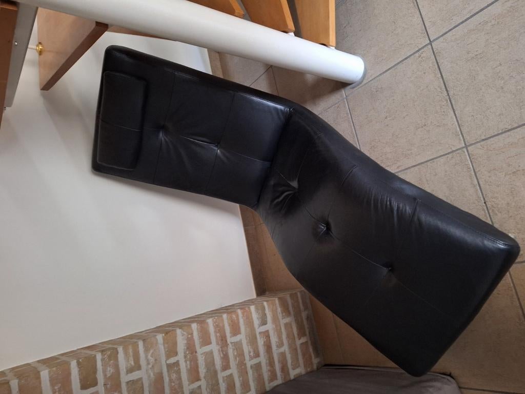 Mooie lederen relax, Ophalen, Zo goed als nieuw