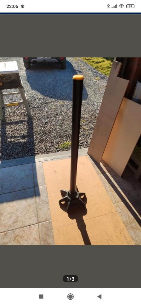 Vaste steunpoot dia 25mm lengte 53cm, Watersport en Boten, Hengelsport | Witvissen, Nieuw, Ophalen of Verzenden