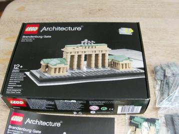 lego, Architecture : Porte de Brandebourg Berlin 21011, anné, Enlèvement ou Envoi, Comme neuf, Ensemble complet, Lego