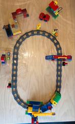 Lego Duplo treinset met extra sporen en toebehoren, Duplo, Zo goed als nieuw, Ophalen