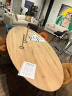 Nieuw! Design ovale eettafel (240 x 120 cm), Ophalen, 100 tot 150 cm, Eikenhout, Vijf personen of meer