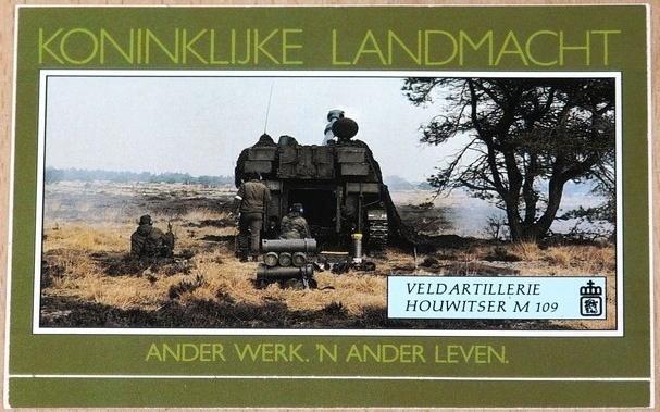 Sticker Promotie Werving, Veldartillerie M109, KL, 1980s.(3), Verzamelen, Stickers, Zo goed als nieuw, Overige typen, Ophalen of Verzenden