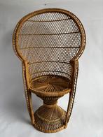 Retro emmanuelle stoel, Ophalen, Zo goed als nieuw, Riet of Rotan, Bohemian