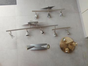 Design hanglampen / plafondspots / lamparmaturen beschikbaar voor biedingen