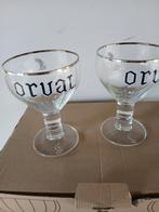 2 orval glazen, Verzamelen, Glas en Drinkglazen, Ophalen of Verzenden, Zo goed als nieuw