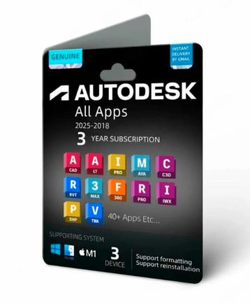 Autodesk Tout Apps 2026, 3 appareils beschikbaar voor biedingen