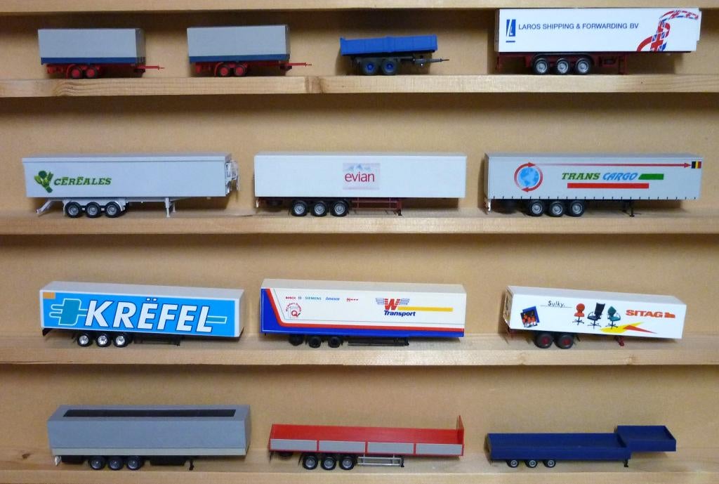 Divers  remorques et  semi-remorques   1/87   HO, Hobby & Loisirs créatifs, Trains miniatures | HO, Comme neuf, Autres types, Autres marques