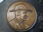 Baden-Powell scoutisme houten doosje vintage handwerk, Ophalen of Verzenden