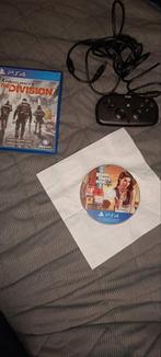 Ps4 controler, games Tom Clancy's The Division en GTA V (ZD), Enlèvement ou Envoi, Utilisé
